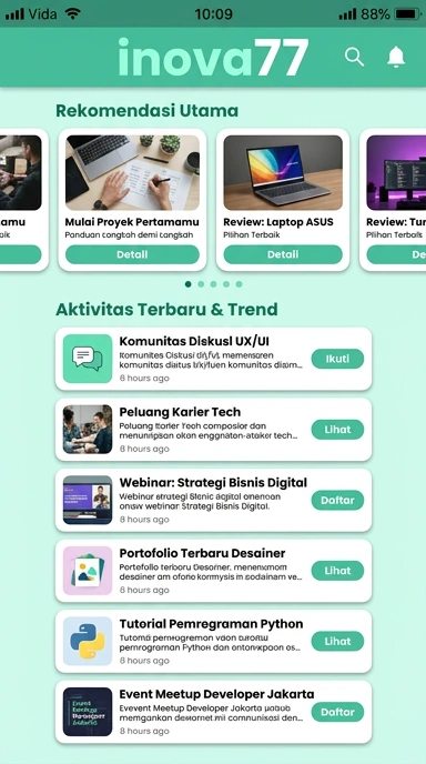 Temukan Aplikasi Populer Terbaik di inova77 — Hub Unduhan Indonesia