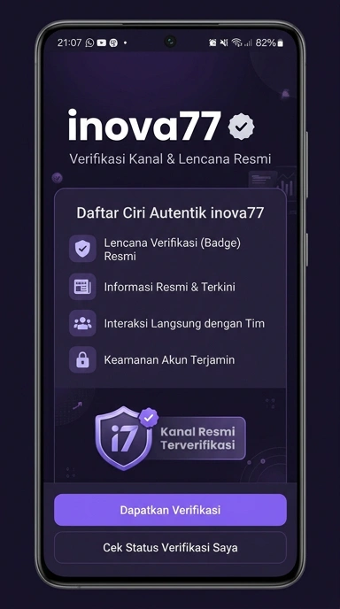 Kanal Resmi Inova77 untuk Pengguna Android Indonesia